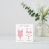 Carte de taille du boîtier pour invitation à la do (Debout devant)