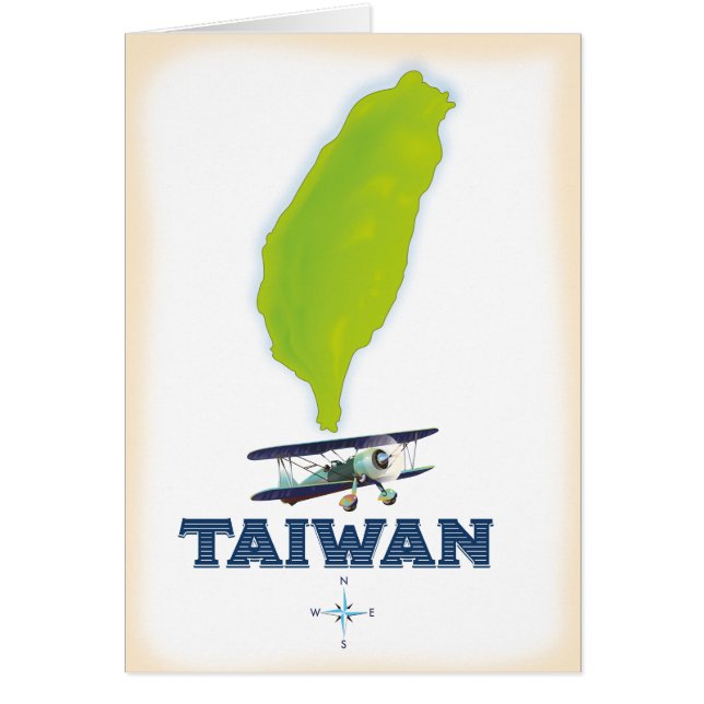 Carte de Taïwan (Devant)