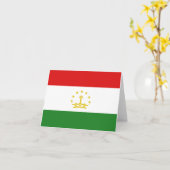 Carte de Tajikistan (Fleur jaune)