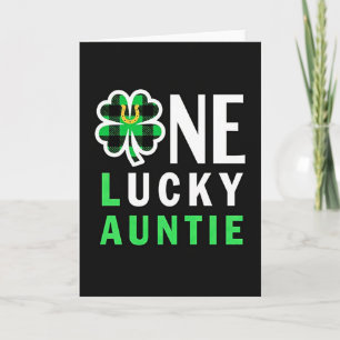 Carte de tante chanceuse Clover