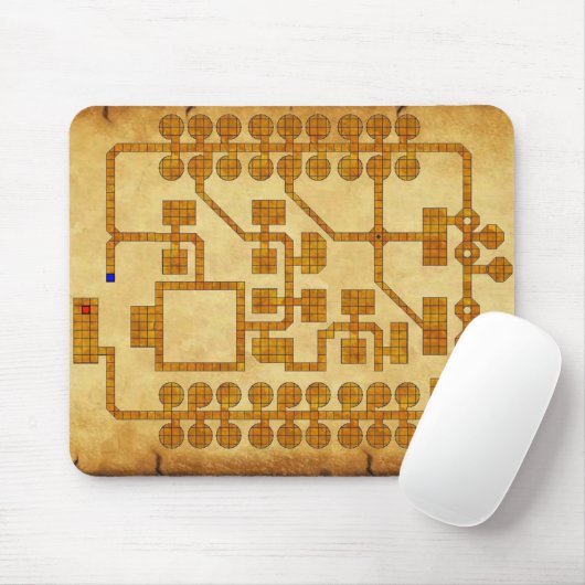 Carte de tapis de souris de D&D (Avec souris)