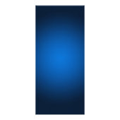 Carte de tarif de salon de coiffure bleu élégant (Dos)