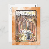 Carte de tarot d'amour (Devant / Derrière)