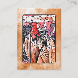 Carte de tarot de justice