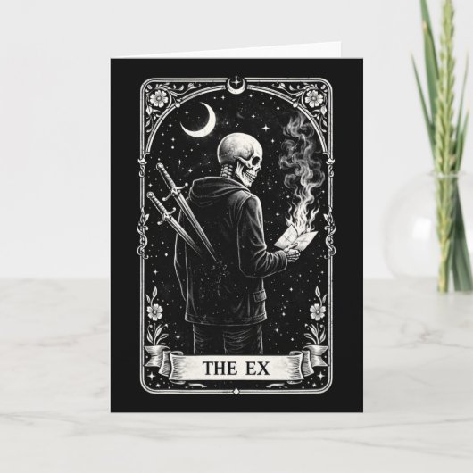 Carte de tarot de la Saint-Valentin L'ex rupture a (Devant)