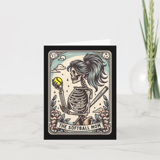 Carte de tarot de maman douce squelette Maman douc (Devant)