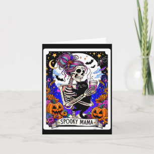 Carte de tarot de maman effrayante Halloween Maman