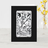 Carte de tarot de Mort de La (Fleur jaune)