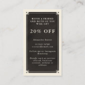 Carte de tarot de référence du Boho céleste (Dos)