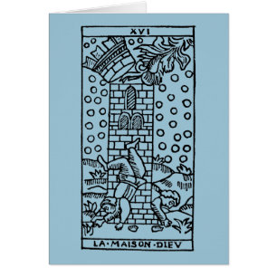 Carte de tarot : La maison de fous
