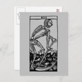 Carte de tarot : La mort (Devant / Derrière)