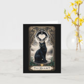Carte de tarot Le cœur I Carte de tarot Black Cat (Fleur jaune)