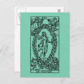 Carte de tarot : Le monde (Devant / Derrière)