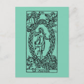 Carte de tarot : Le monde (Devant)