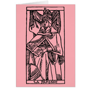 Carte de tarot : Le Popess