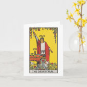 Carte de tarot magicien - Rider Waite Smith tarot (Fleur jaune)