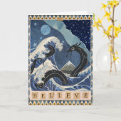 Carte de tarot magique "Croire" (Fleur jaune)