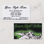 Carte de tatouage de feu vert (Devant / Derrière)