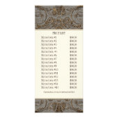 Carte de taux d'affaires - Elégant or antique baro (Dos)