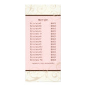 Carte de taux d'affaires - Lettre E Monogramme Des (Dos)