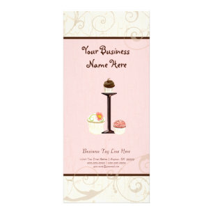 Carte de taux d'affaires - Lettre I Monogramme Des