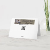 Carte de temple tigre et bouddhiste (Dos)