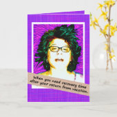 Carte de temps de récupération (Fleur jaune)