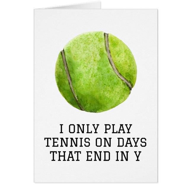 Carte de tennis (Devant)