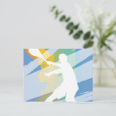 Carte de tennis pour joueurs de tennis et amateurs (Debout devant)