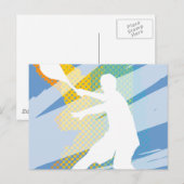 Carte de tennis pour joueurs de tennis et amateurs (Devant / Derrière)