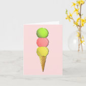 Carte de tennis vierge (Fleur jaune)