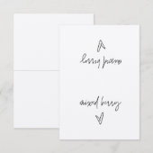 Carte de tente pour Étiquette de fruits mélangés (Devant / Derrière)