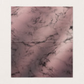 Carte de tente rose Gold Marble Accent Buffet Rece (Intérieur déplié)