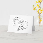 Carte de tenue d'anniversaire (Fleur jaune)