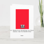 Carte de test de grossesse positive (Dos)