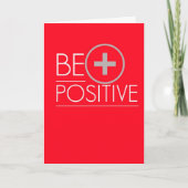 Carte de test de grossesse positive (Devant)