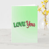 Carte de texte 3D Classic Love (Fleur jaune)
