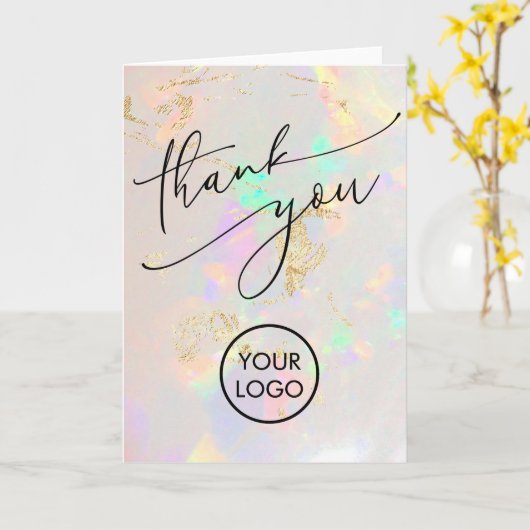 carte de texture d'opale blanche merci (Fleur jaune)