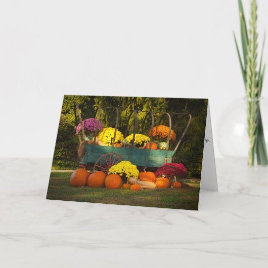 Carte de thanksgiving (Devant)