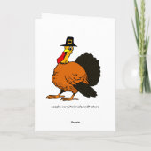 Carte de thanksgiving (Dos)