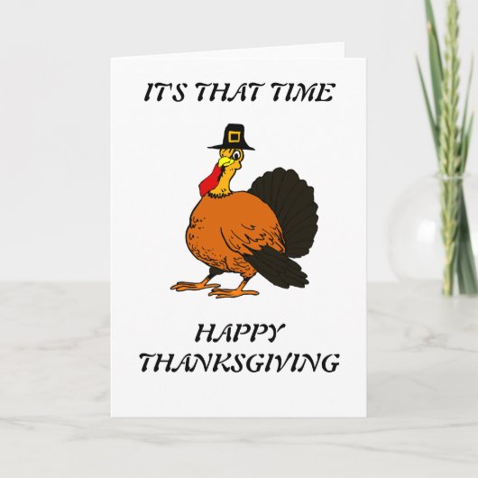 Carte de thanksgiving (Devant)
