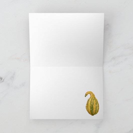 Carte de Thanksgiving (Intérieur)