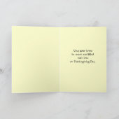 Carte de Thanksgiving Across The Miles (Intérieur)