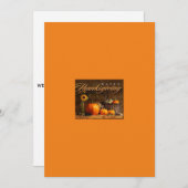 Carte de Thanksgiving AIH (Devant / Derrière)