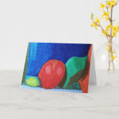 Carte de Thanksgiving "Assortiment Sain" (Fleur jaune)