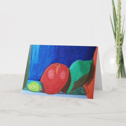 Carte de Thanksgiving "Assortiment Sain" (Devant)
