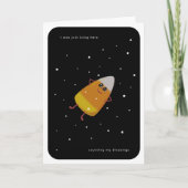 Carte de Thanksgiving "Candy Corn "Compter Mes Bén (Devant)