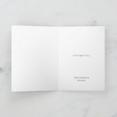 Carte de Thanksgiving "Compter mes bénédictions" e (Intérieur)