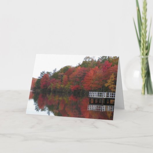 Carte de thanksgiving d'automne (Devant)