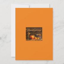 Carte de Thanksgiving de l'AIH